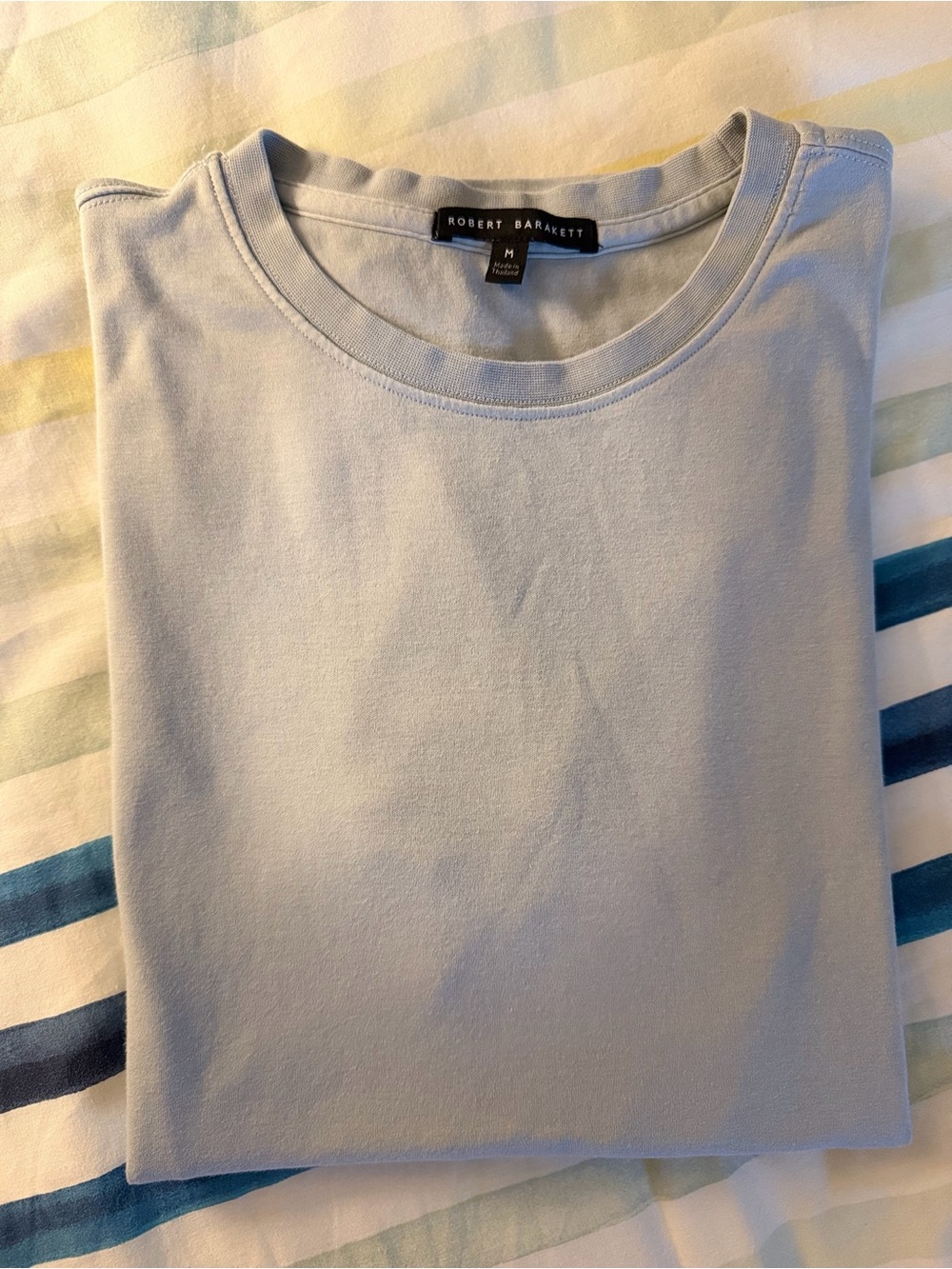 ✨Robert Barakett "The Barakett Tee" Luxury Crewneck - Blue Fog (Size Medium)✨
